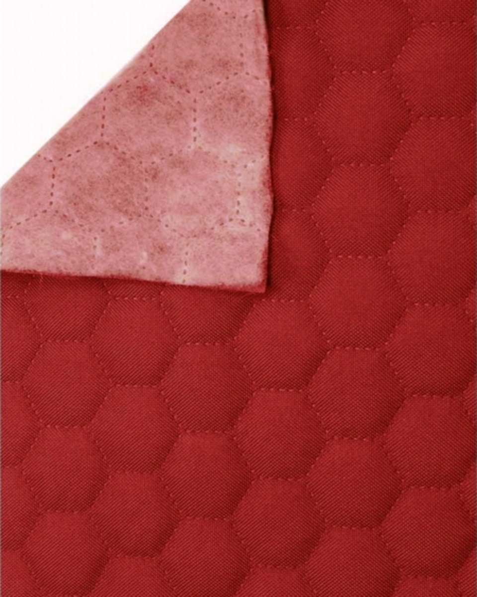 POLYESTER-STEPPSTOFF 600D PU-BESCHICHTET BIENENWABE (620)ROT 160 CM POLYESTER-STEPPSTOFF 600D PU-BESCHICHTET BIENENWABE (620)ROT 160 CM