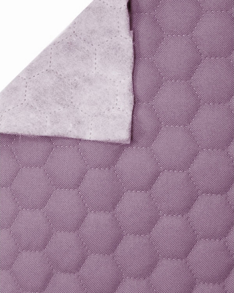 POLYESTER-STEPPSTOFF 600D PU-BESCHICHTET BIENENWABE (663)HELLVIOLETT 160 CM POLYESTER-STEPPSTOFF 600D PU-BESCHICHTET BIENENWABE (663)HELLVIOLETT 160 CM