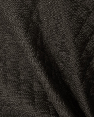 Polyester-steppstoff 600d pu-beschichtet karo grafitgrau 160 cm