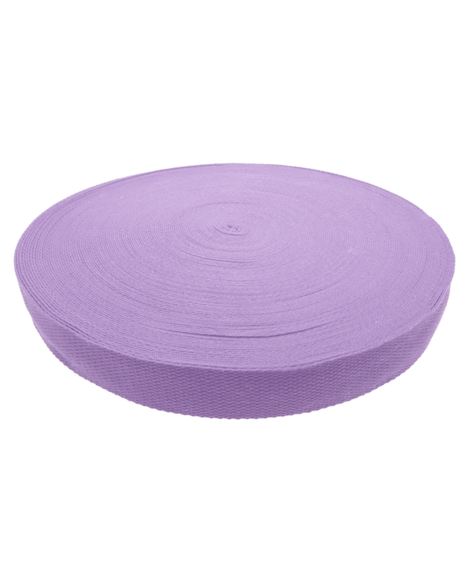 Polycottonový popruh 32 mm (663) světle fialový