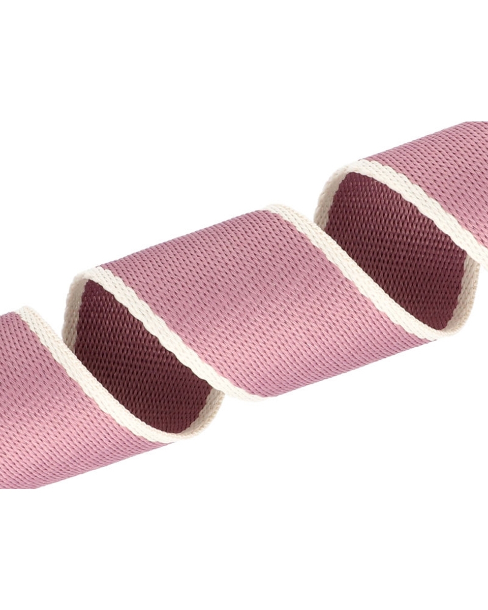 Taśma nośna polycotton 1,4 mm 2T paski jasny wrzos