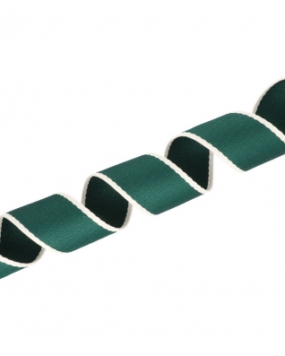 Taśma nośna polycotton 1,4 mm 2T paski ciemnozielona