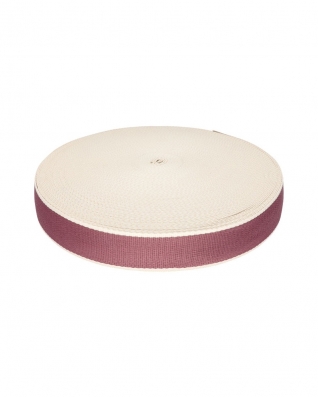 Taśma nośna polycotton 1,4 mm 2T paski ciemnywrzos
