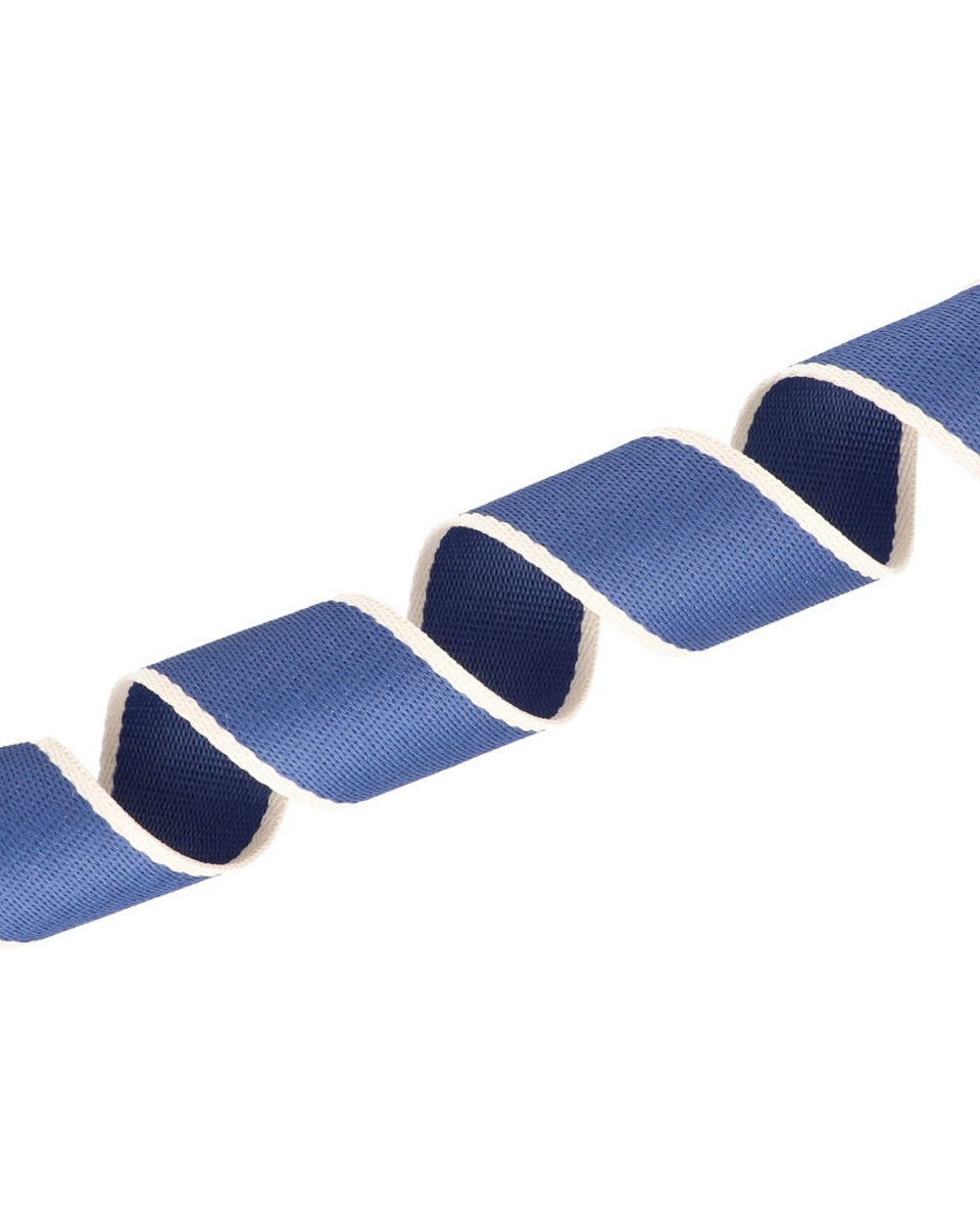 Polycotton webbing 38 mm/1,4 jeans 50 yd Polycotton webbing 38 mm/1,4 jeans 50 yd