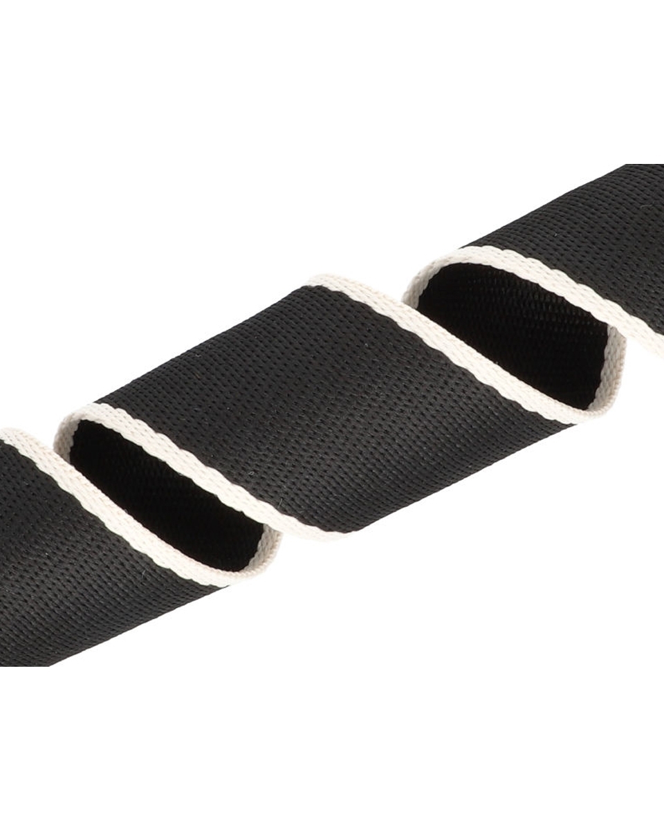 Polycotton popruh 38 mm/1,4 černá 50 yd