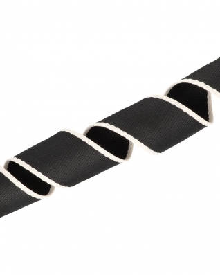 Taśma nośna polycotton 1,4 mm 2T paski czarna