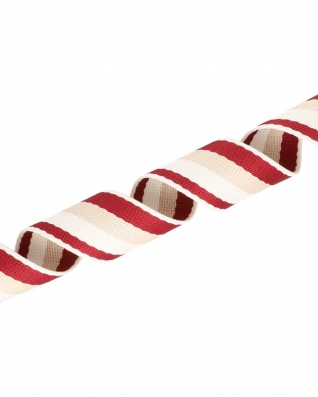 Polycotton webbing 38 mm/1,3 maroon 3T 50 yd