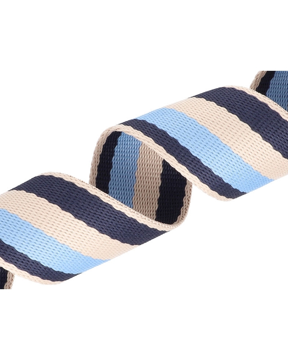 Polycotton webbing 38 mm/1,3 blue 3T 50 yd