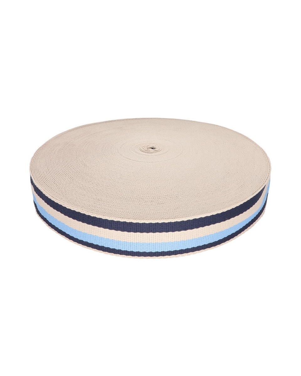 Polycotton popruh 38 mm/1,3 modrá 3T 50 yd Polycotton popruh 38 mm/1,3 modrá 3T 50 yd