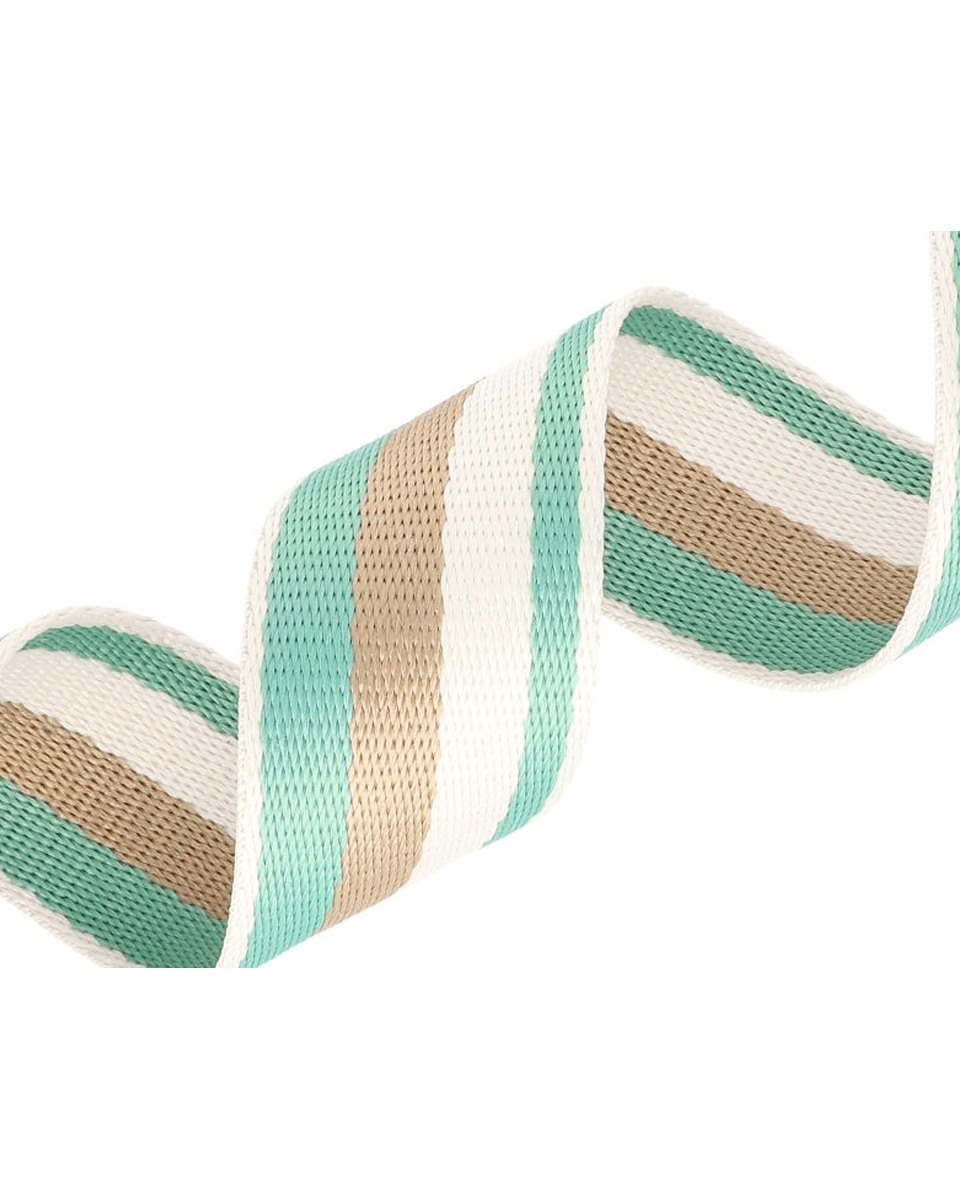 Polycotton webbing 38 mm/1,4 sage 3T 50 yd