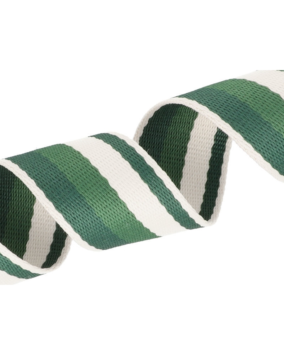 Polycotton webbing 38 mm/1,3 green 3T 50 yd Polycotton webbing 38 mm/1,3 green 3T 50 yd