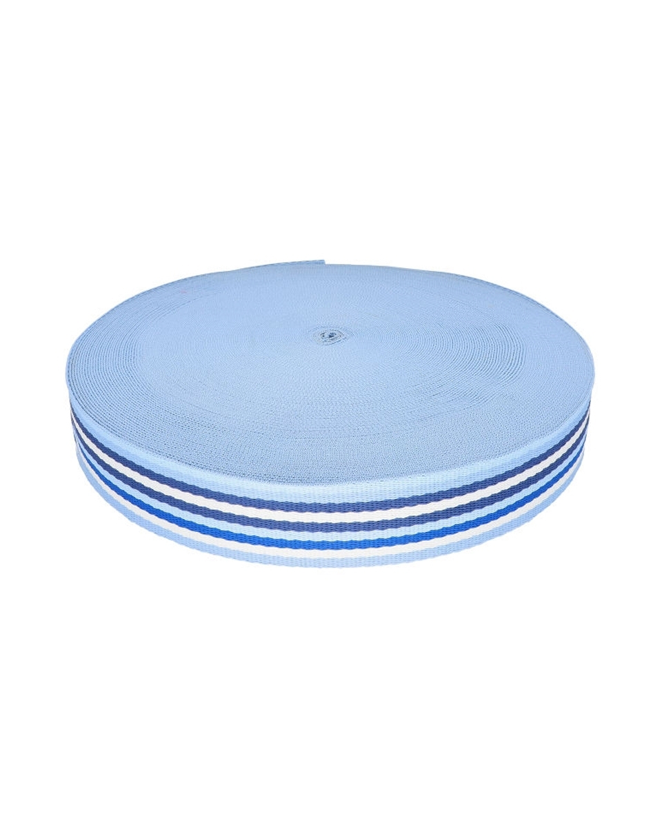 Polycotton webbing 38 mm/1,2 cobalt 50 yd