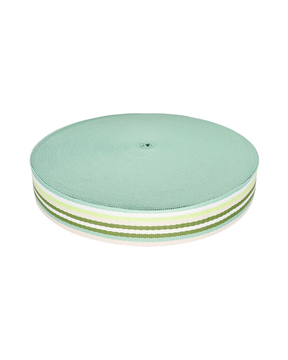 Polycotton webbing 38 mm/1,2 lime 50 yd Polycotton webbing 38 mm/1,2 lime 50 yd