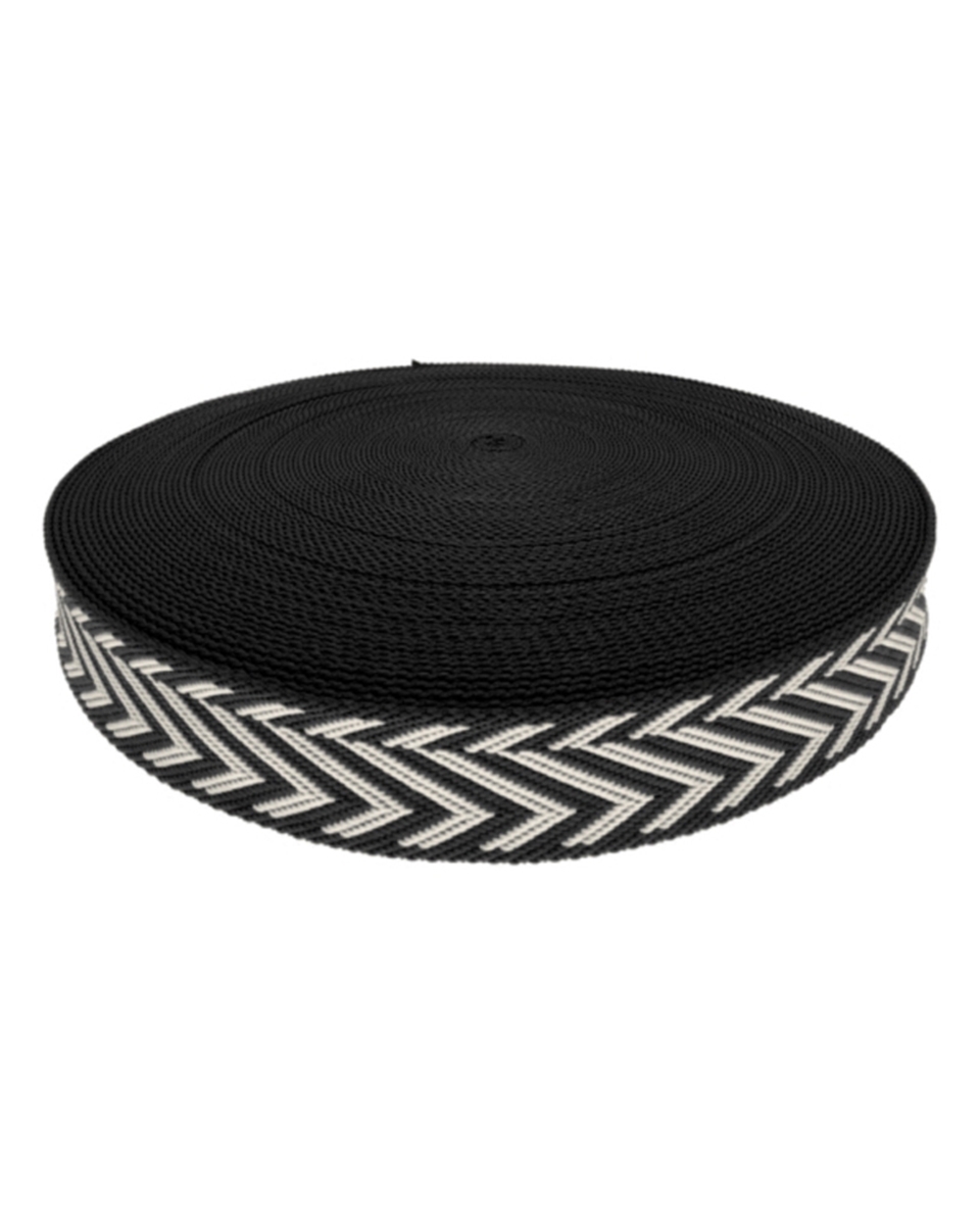 Taśma nośna polycotton  jodła czarna