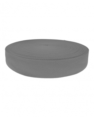Taśma nośna polycotton 38 mm szary