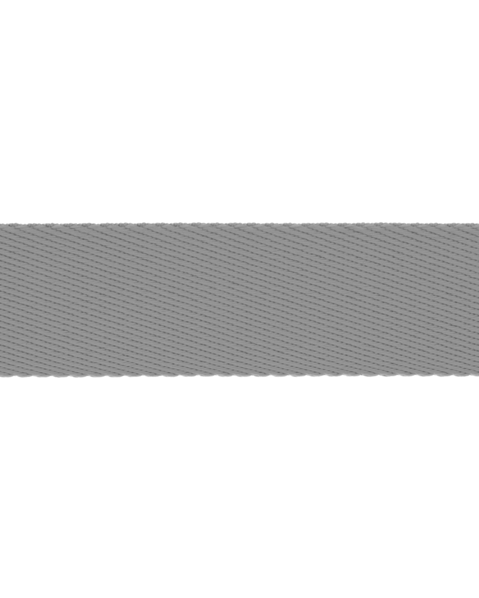 Taśma nośna polycotton 38 mm szary