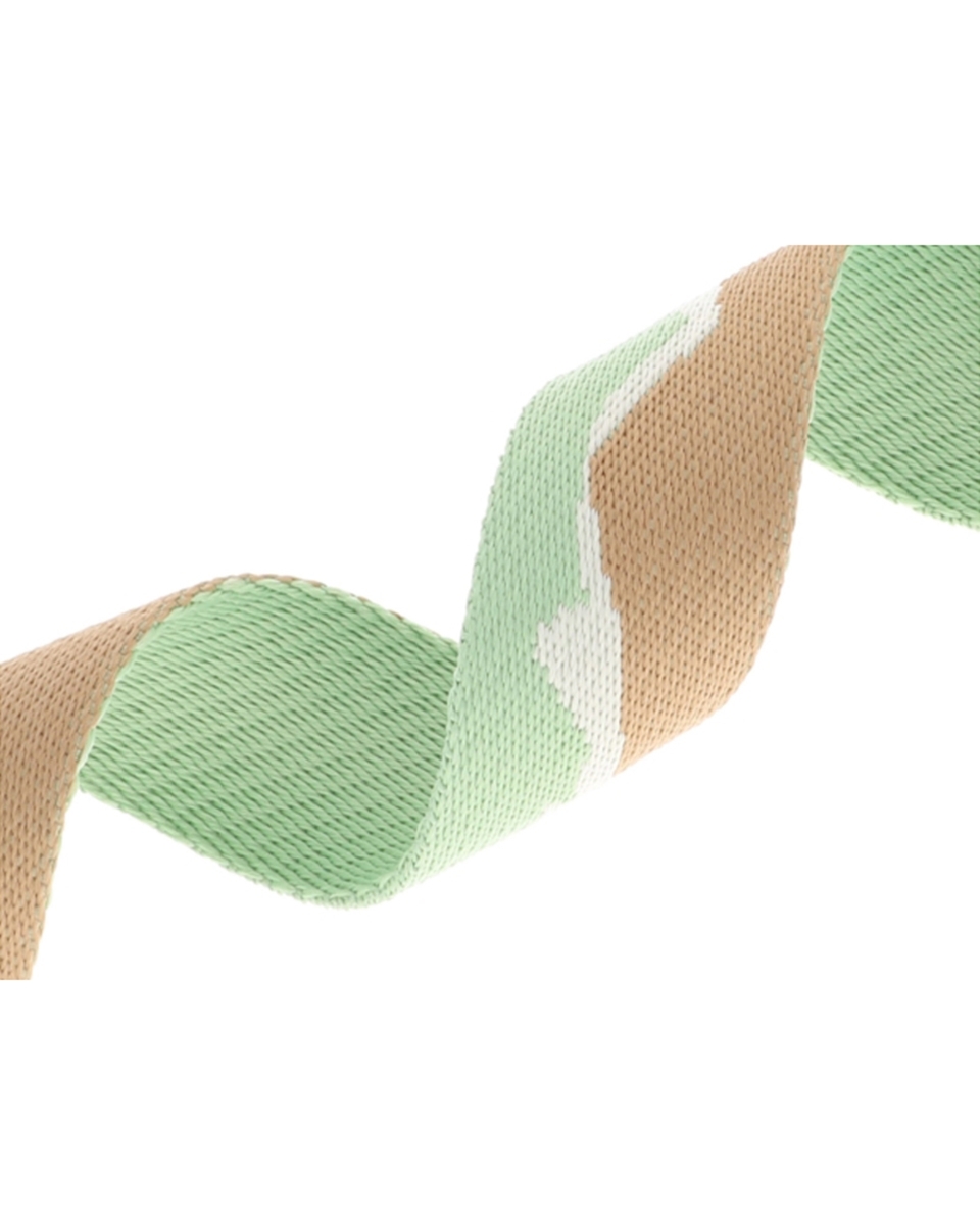 Taśma nośna polycotton  mountain zielona