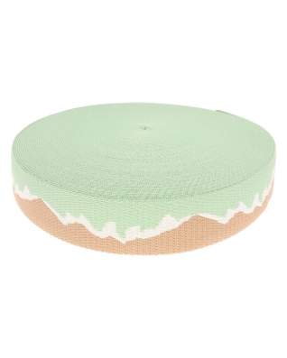 Polycotton tragband 38 mm/1,9 mm (+/-5%) mm mountain Grün 50 yd
