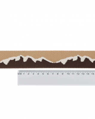 Polycotton tragband 38 mm/1,9 mm (+/-5%) mm mountain Braun 50 yd