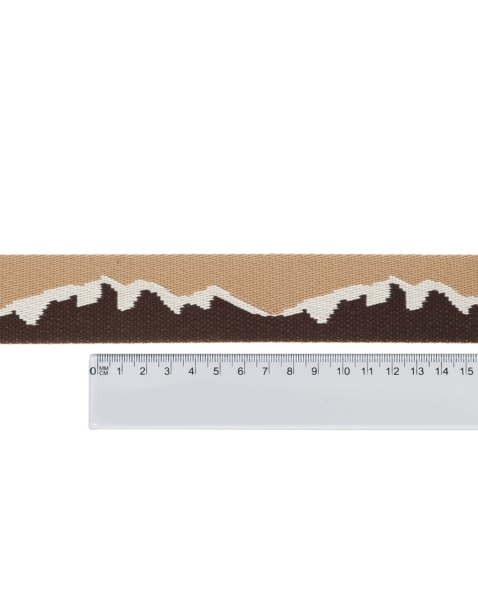 Taśma nośna polycotton  mountain brązowa