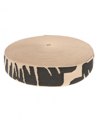 Taśma nośna polycotton  stone brązowa