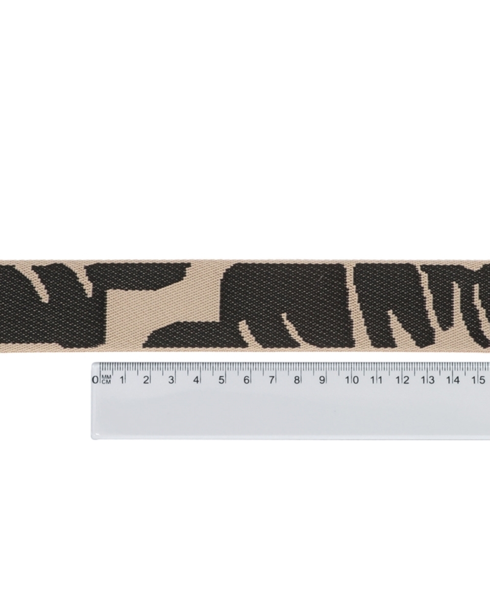 Polycotton webbing 38 mm/1,6 mm (+/-5%) stone brown 50 yd