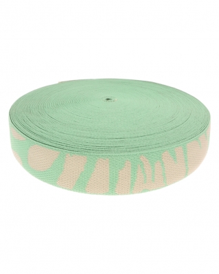 Polycotton tragband 38 mm/1,6 mm (+/-5%) stone Grün 50 yd