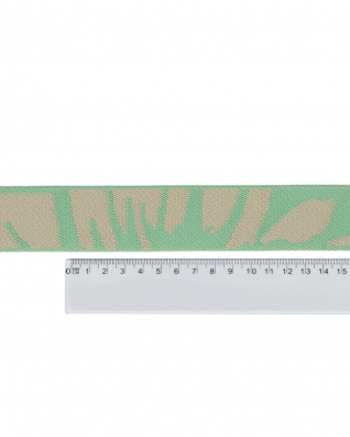 Taśma nośna polycotton  stone zielona