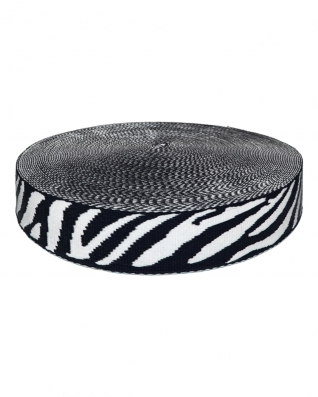 Taśma nośna polycotton  zebra