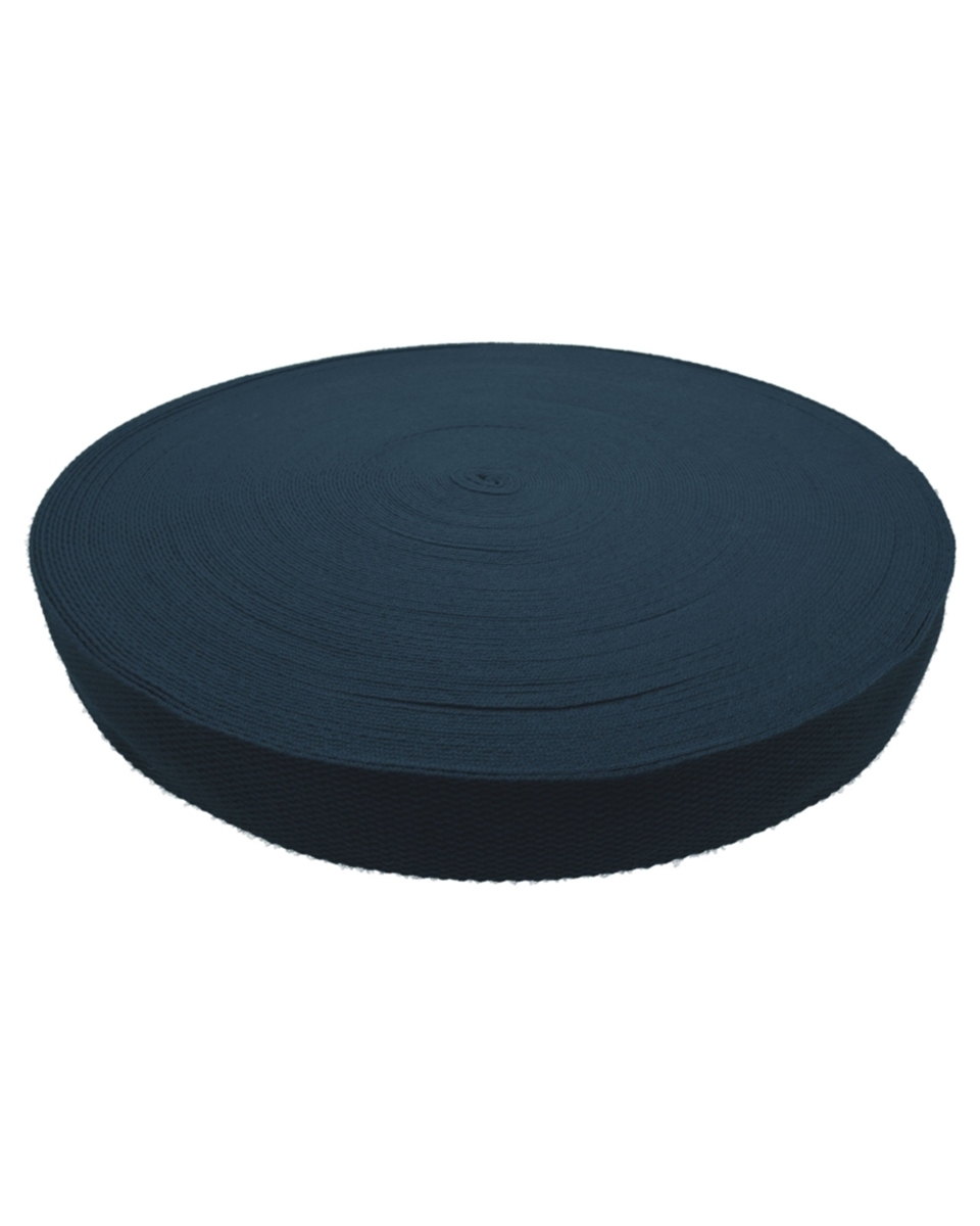 Polycottonový popruh 32 mm (117) námořnická modrá