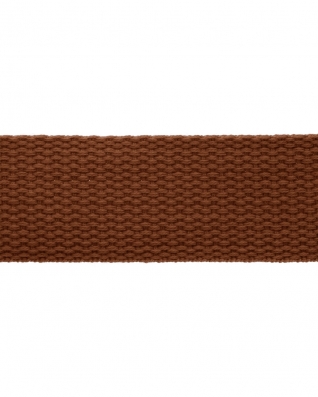 Polycottonový popruh 32 mm (236) tmavě hnědá