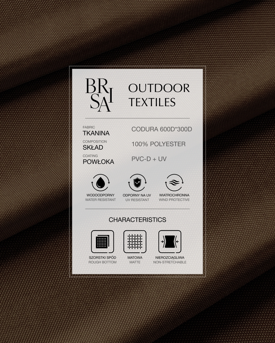 Waterproof Codura Fabric 600D*300D PVC UV (161) brown Waterproof Codura Fabric 600D*300D PVC UV (161) brown