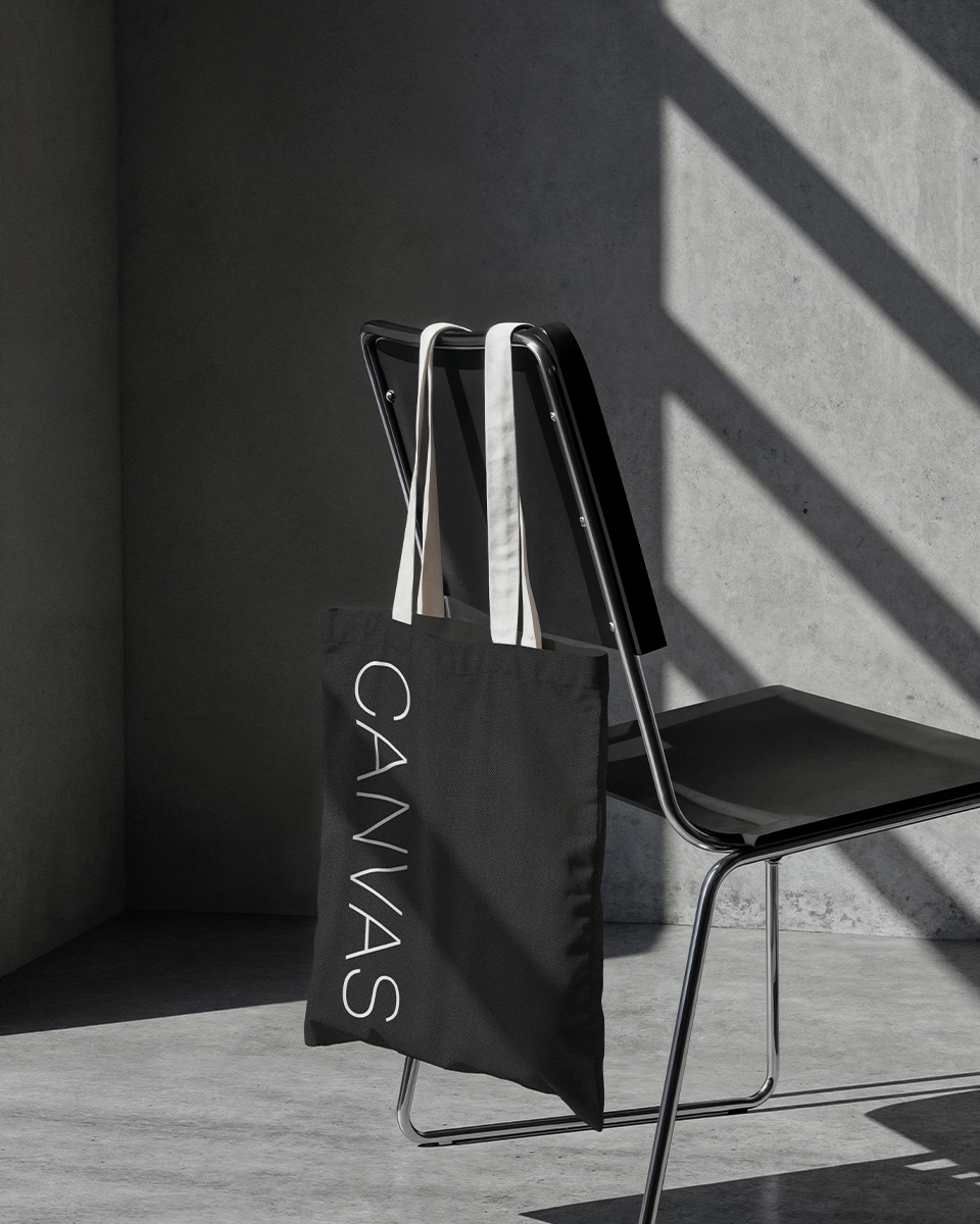 Cotton canvas fabric 400 g/m² (580) black Cotton canvas fabric 400 g/m² (580) black
