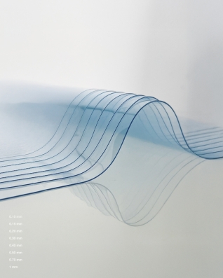 Phthalatfreie PVC-Folie-Musterkarte