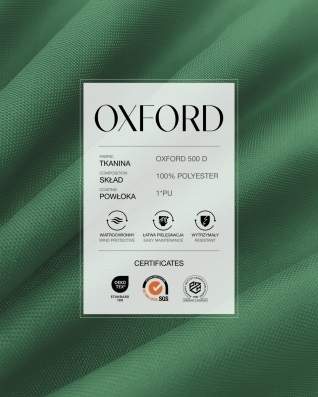 Tkanina poliestrowa Oxford 500D PU (772) szałwia