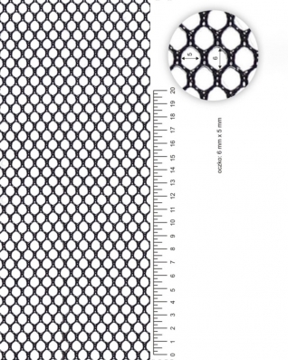 NETZ SCHWARZ 130 G/M2 160 CM 100 LM
