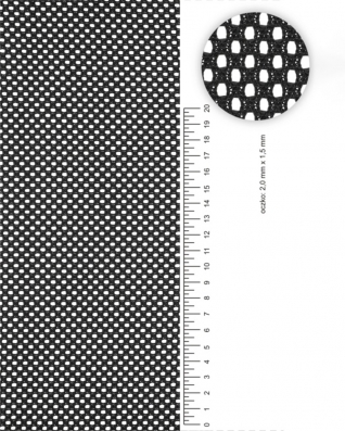NETZ   SCHWARZ 350 G/M2 155&nbsp CM  LM