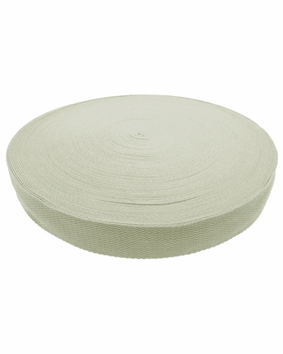 Taśma nośna polycotton  (040) zielona pastelowa