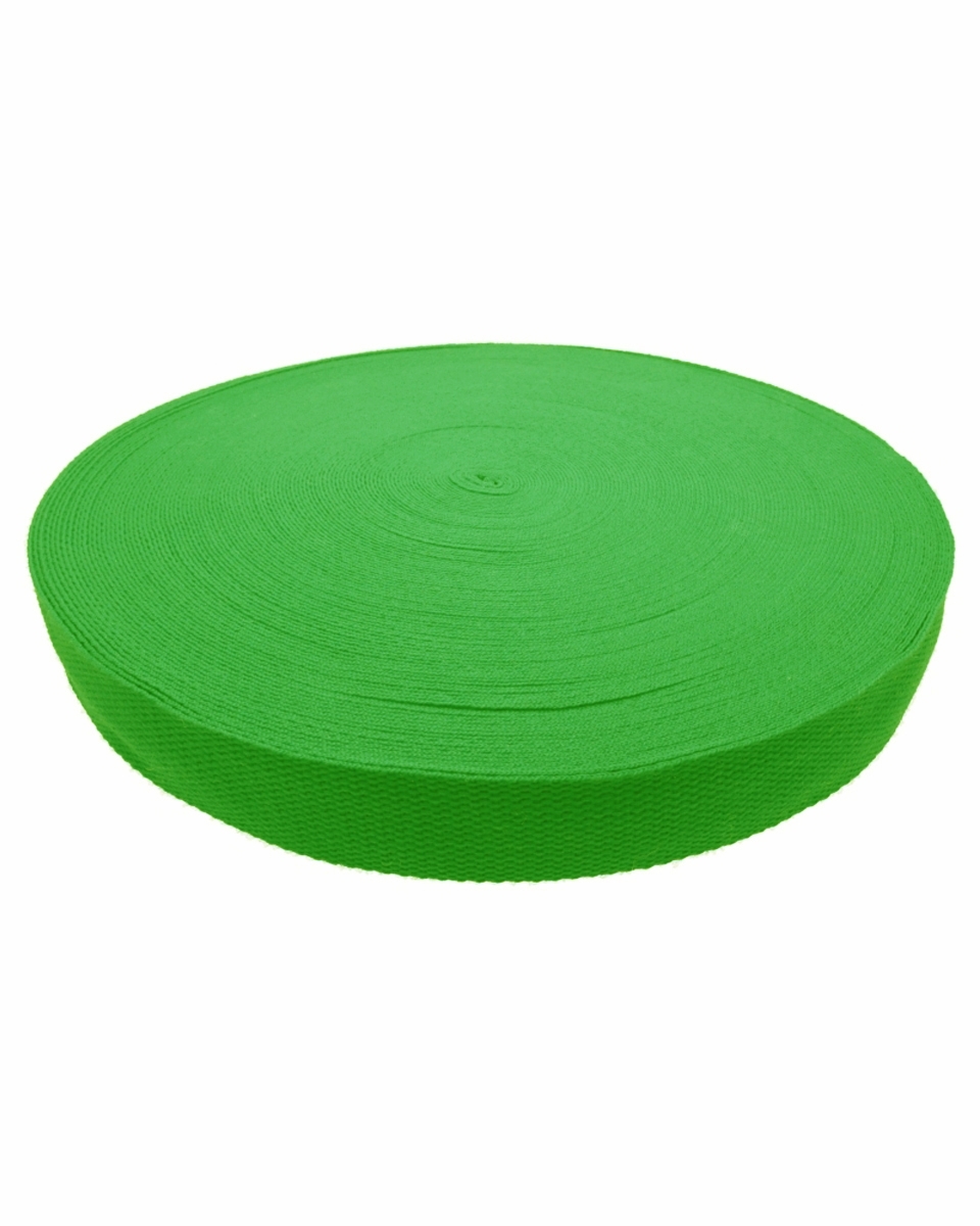 Taśma nośna polycotton  (1001) neon zielony