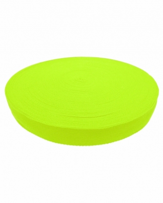 Polycotton Webbing (1005) neon yellow