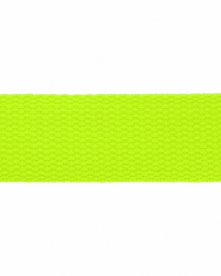 Polycotton Webbing (1005) neon yellow