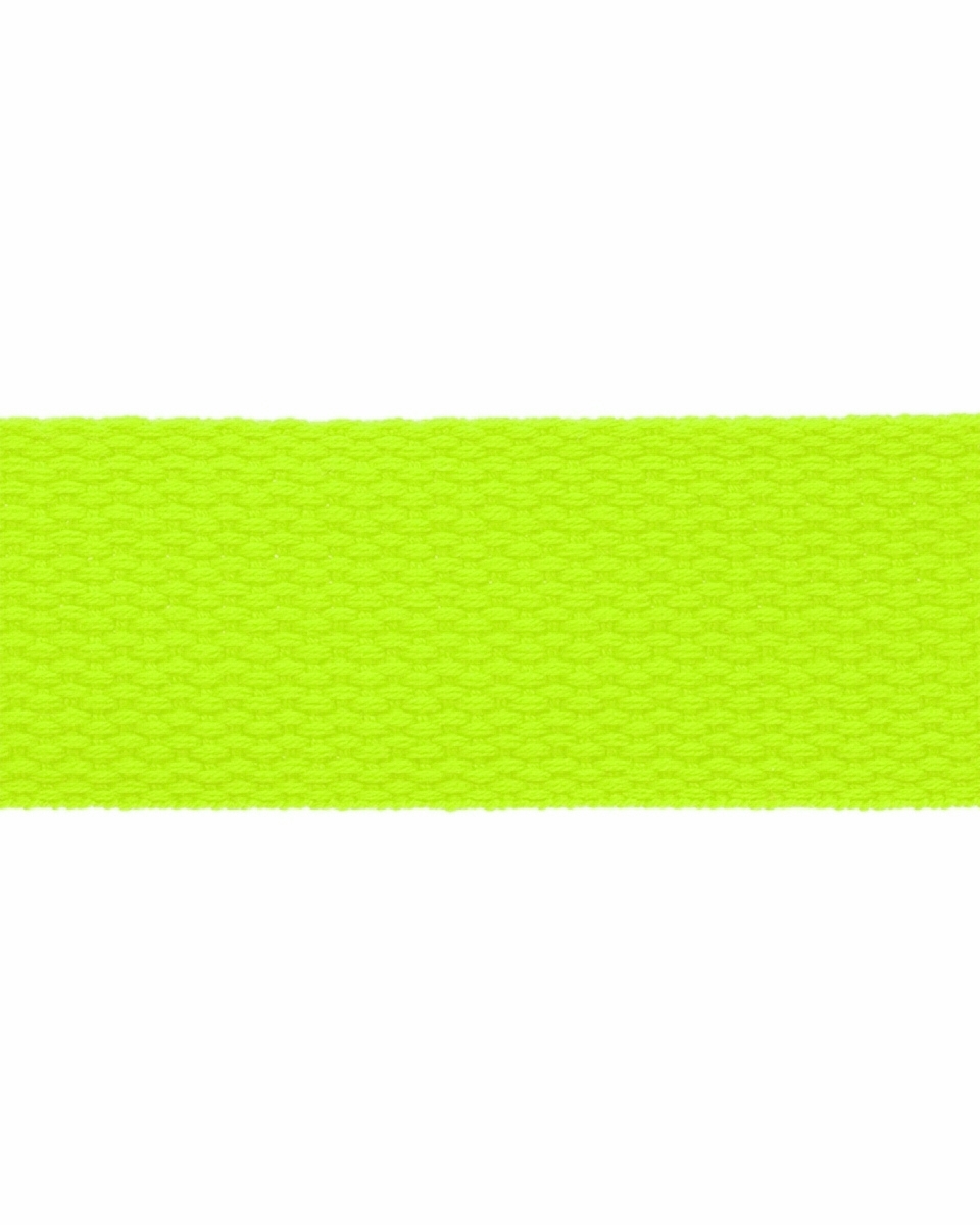 Polycotton Webbing (1005) neon yellow