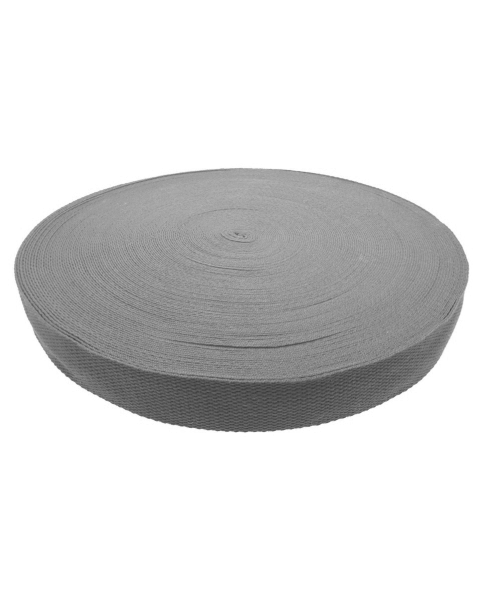Taśma nośna polycotton  (336) jasnoszara