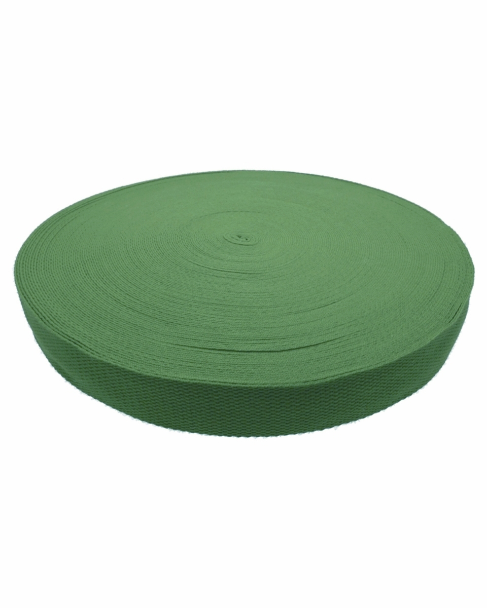 Taśma nośna polycotton  (615) jasnozielona