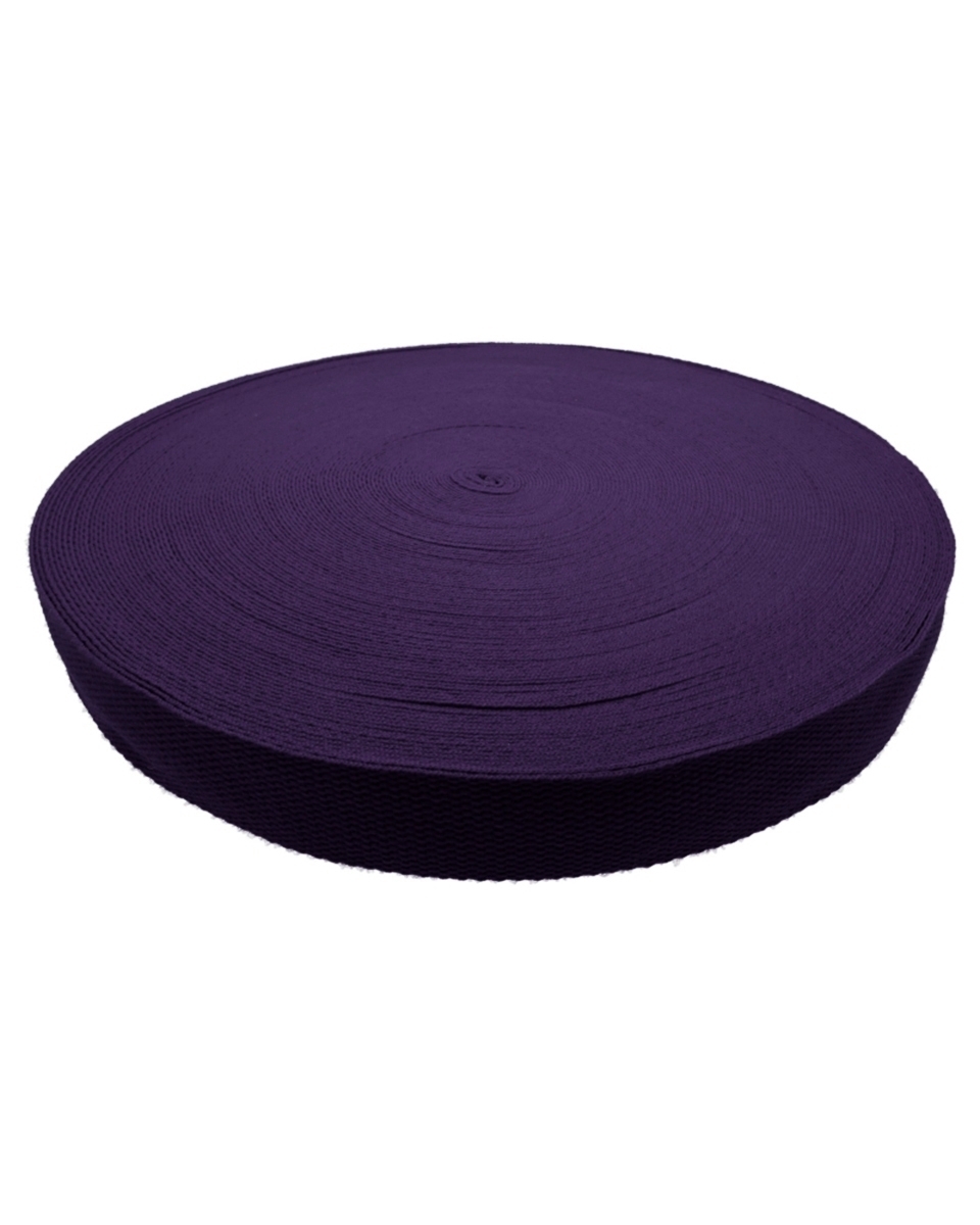 Taśma nośna polycotton  (689) purpurowa