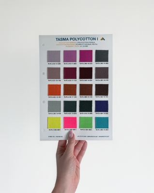 Polycotton-Tragband-Musterkarte