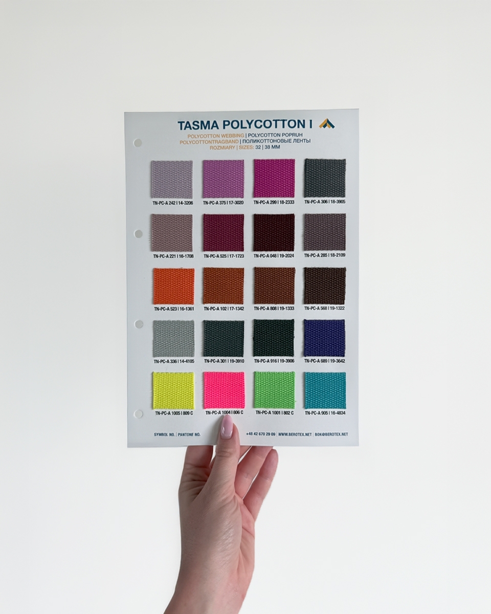 Wzornik taśm polycotton Wzornik taśm polycotton