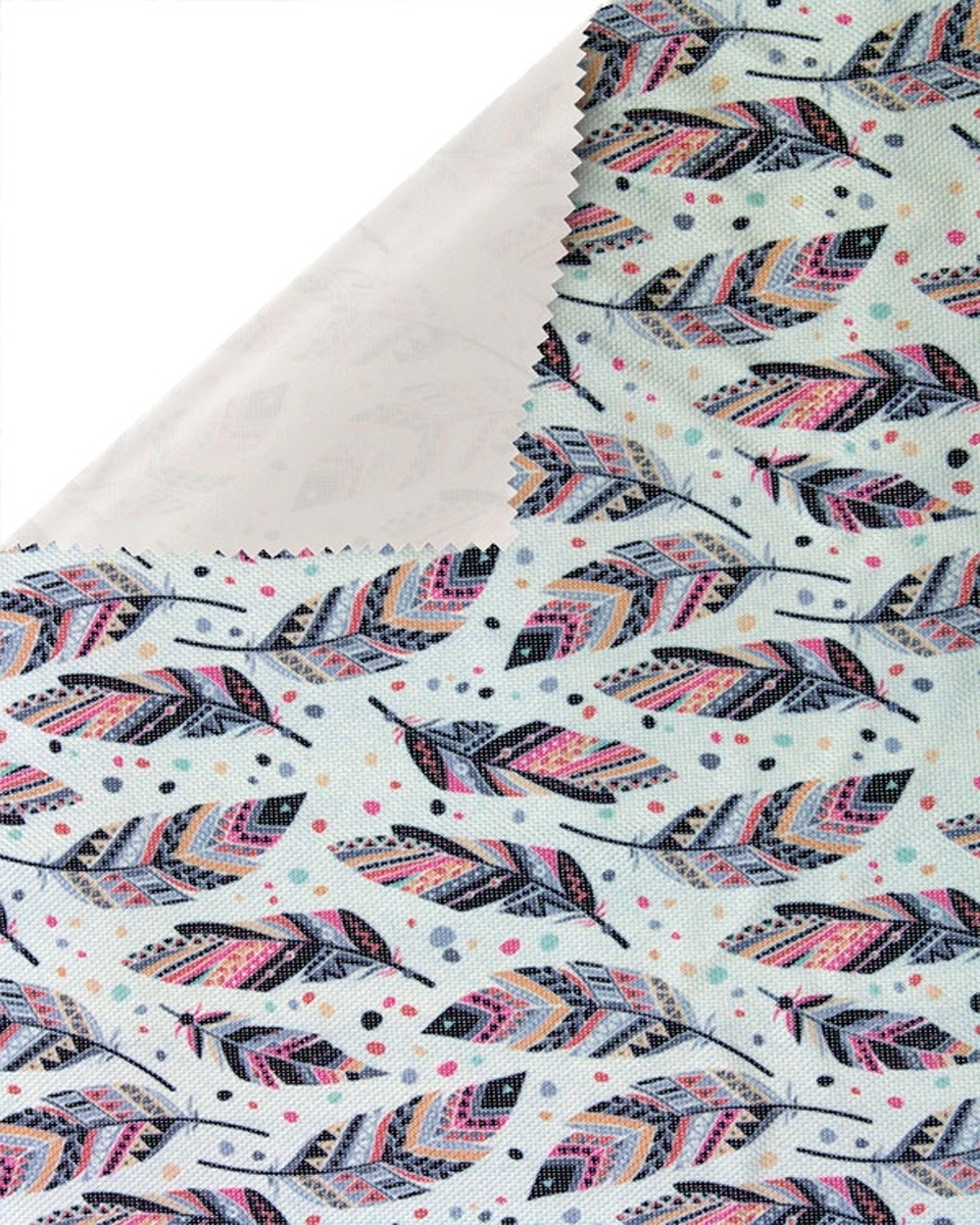 Polyester fabric premium 600d*300d waterproof pvc-f covered feathers 3 150 cm