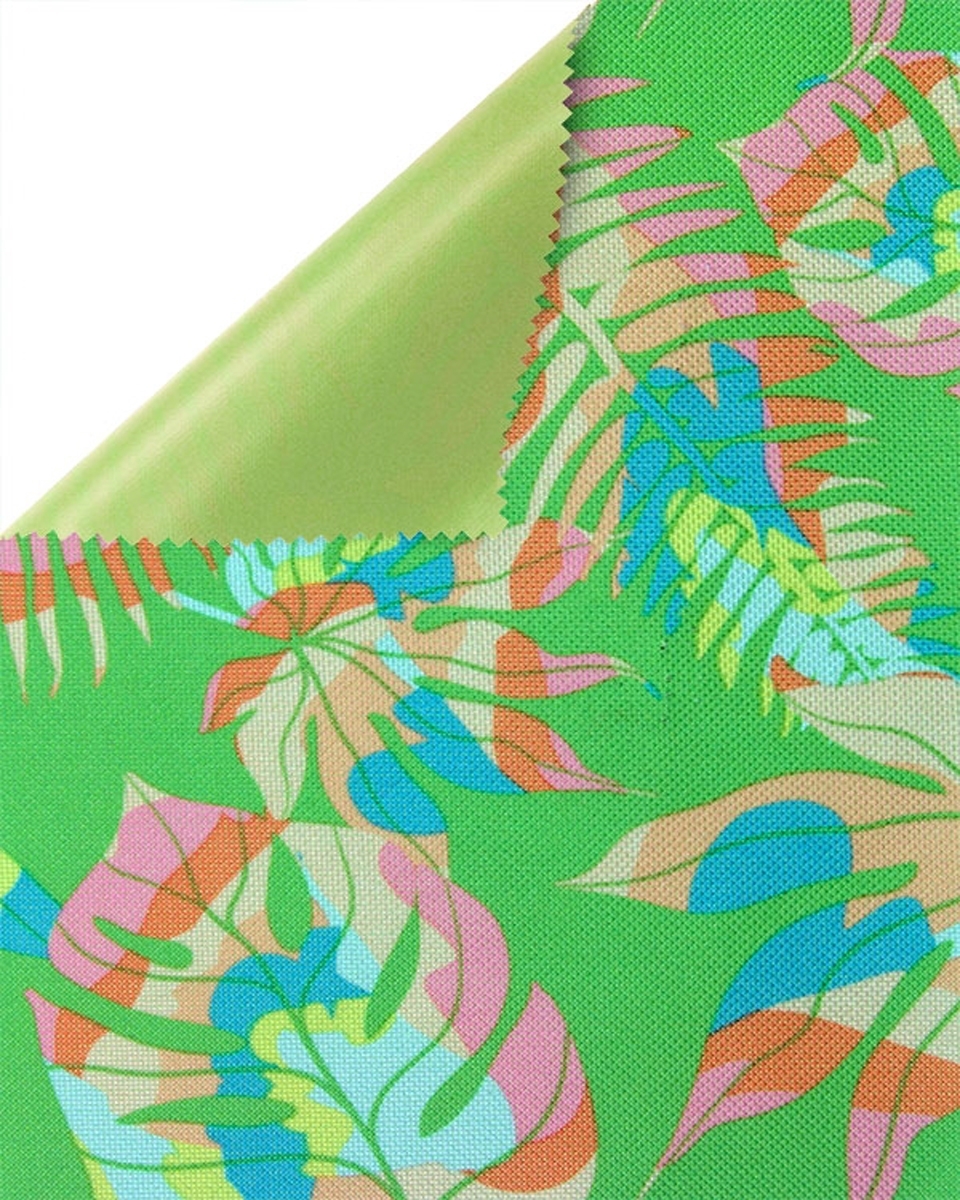 Polyester-stoff premium 600d*300d wasserdicht pvc-f-beschichtet monstera 13 150 cm