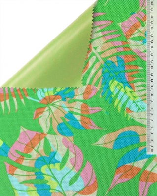 Kodura tkanina poliestrowa premium 600D*300D PVC-F wzór 13 monstera - 50 mb